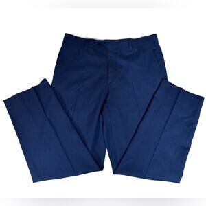 Tollegno 1900 Super 100’s Men’s Dress Pants Made in Italy Blue Size 35